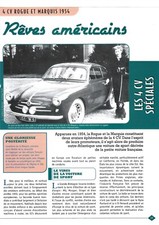 Fiche RENAULT 4CV Spéciale &