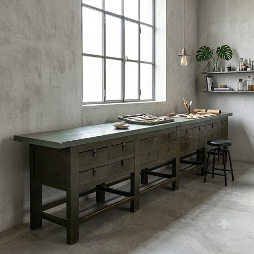 Banc travail ancien - de,