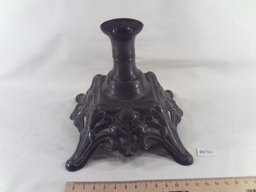 Ancien pied lampe à - ancien,