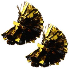  Lot de 2 pompons métalliques