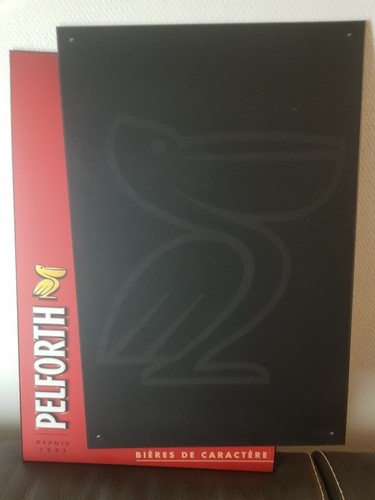 Ardoise publicitaire bière - 1,