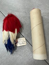 FRANCE : plumet retombant bleu blanc rouge pour officier d'état major 3eme rép