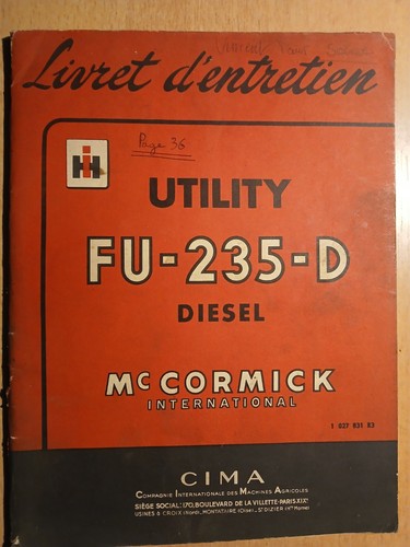 Cormick tracteur utility - tracteur,