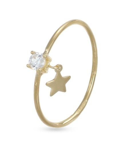 Bague solitario femme jaune - solitario, or