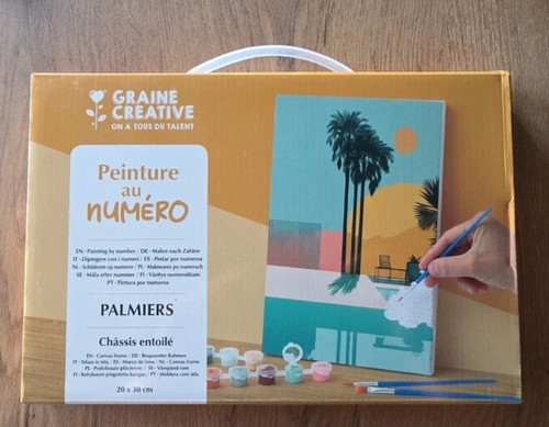Peinture numéro graine - au,