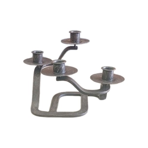 Chandelier bougeoir brutaliste - bougeoir,