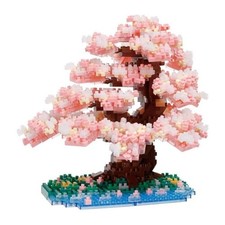 Figurine en briques - BANDAI - NANOBLOCK - Cerisier en fleurs Deluxe - 990 pcs