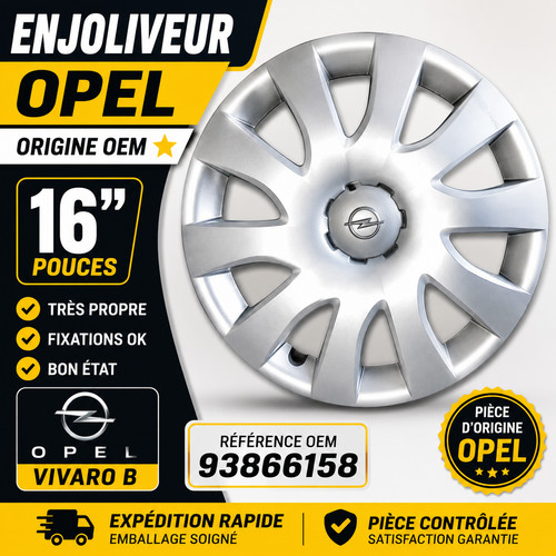 Enjoliveur opel pouces - enjoliveur, 16