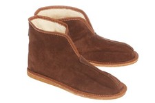 Chaussons laine mouton - chaussons,