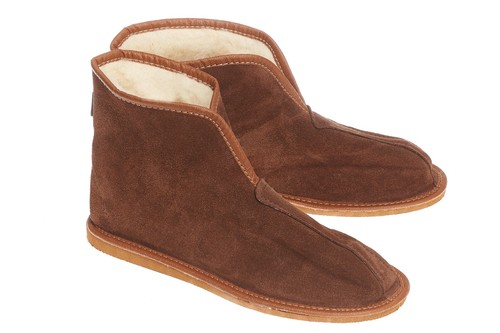 Chaussons laine mouton - de,