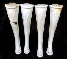 4 Pieds en fonte émaillés , Baignoire Sabot. / objet Déco XIX°