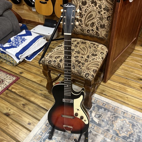 Vintage silvertone stratotone - vintage,