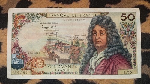 Billet francs racine - 50,
