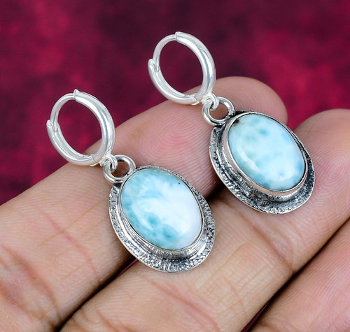 Wonderful larimar gemstone - larimar, 925