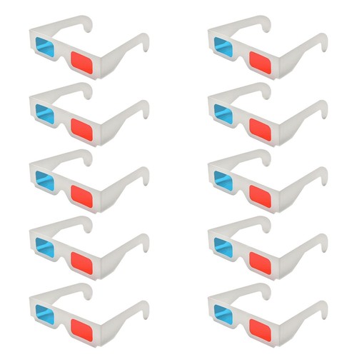 Lunettes anaglyphes rouge - lunettes,