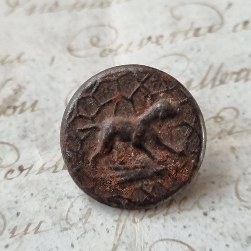 Bouton vénerie ancien - bouton, de