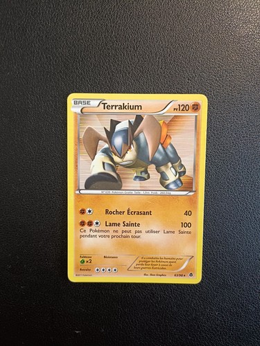 Carte pokémon terrakium 98 - terrakium, 63/98