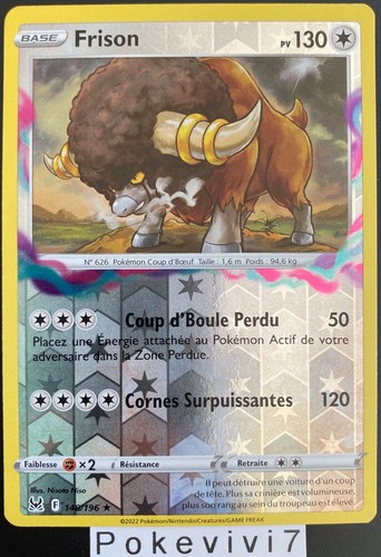Carte pokemon frison 148 196 - frison, 148/196