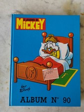 LE JOURNAL DE MICKEY - ALBUM N° 90 - RARE COMPLET AUTOCOLLANTS TTBE++ Disney