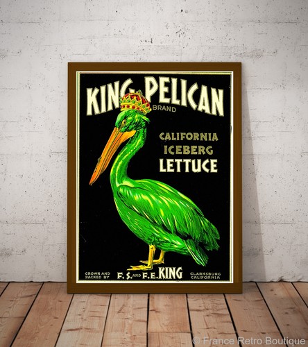 Affiche publicitaire vintage
