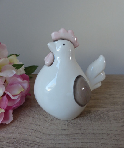 Poule décorative - , en