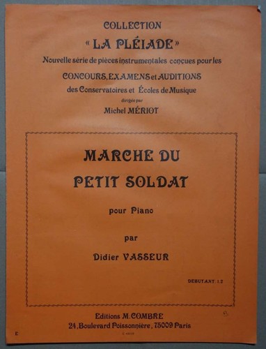Marche petit soldat piano - -,