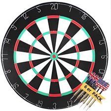 Cible de fléchettes avec 2