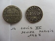 SUPERBE JETON- LOUIS XI DENIER