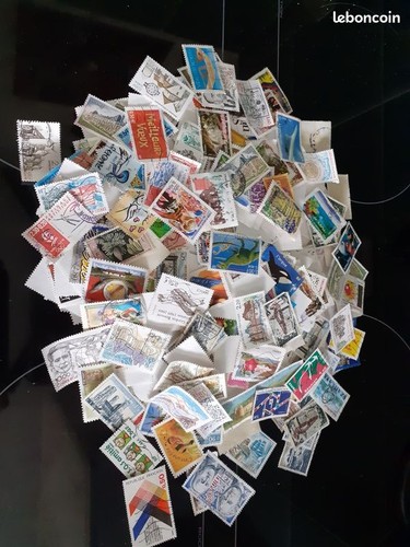 Lot 250 timbres vrac - lot,
