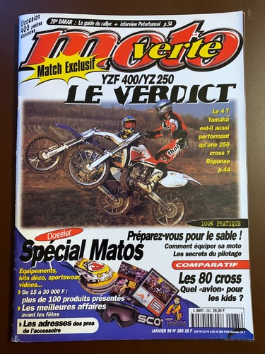 Moto verte 288 1 1998 - moto, du