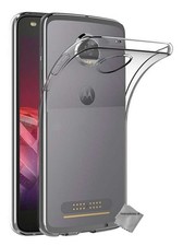 Housse etui coque silicone gel Motorola Moto Z2 Play + film ecran - TRANSPARENT 