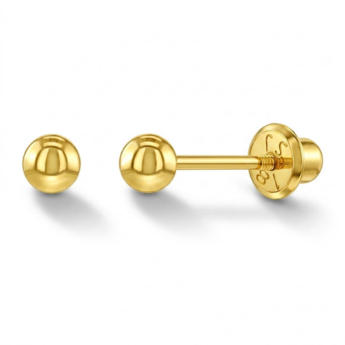 18k jaune classique balle - 18k, or