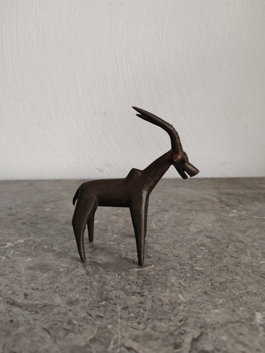 Antilope bronze objet - antilope, bronze.