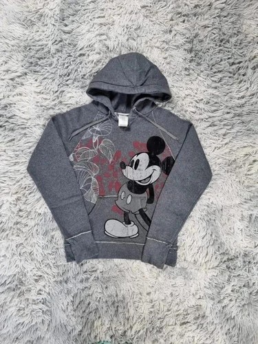 Sweat gris imprimé mickey - sweat,