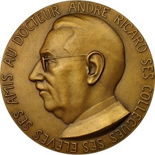 France, Médaille, Médecine, Docteur Henri Ricard, Linossier, SUP+, Bronze