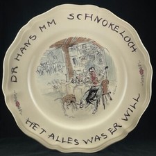 RARE Plate "DR HANS EM