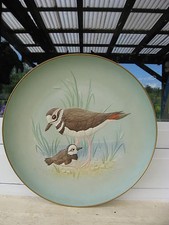ASSIETTE DE COLLECTION HUTSCHENREUTHER  OISEAUX 25,5 cm