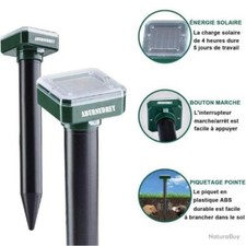 Solaire Répulsif Taupe