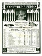 Publicité ancienne l'orfèvrerie Perrin 1937 issue de magazine