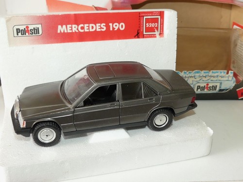 Mercedes 190 gris polistil - mercedes,