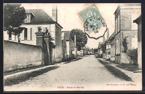 Cpa palis route - palis,, marcilly