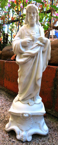 Statue ancienne coeur - coeur, de