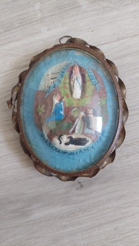 Reliquaire ancien platre - reliquaire,