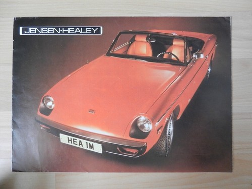 Catalogue jensen healey - healey, spider