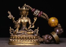 Old Tibet Buddhism Copper Gilt