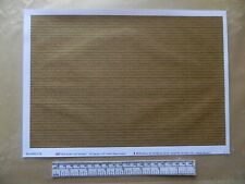 Papier  "Bardeaux de toiture – brun foncé"  - pour HO gauge-échelle 1:87-A4