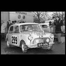 Photo A.030191 AUSTIN MINI SEVEN WISDOM-HAY RALLYE MONTE CARLO 1960