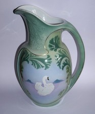 Grand broc de toilette en faïence de LUNEVILLE KELLER&GUERIN – ART – NOUVEAU