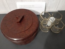 yaourtière YALACTA  4 bakélite et aluminium. 4 pots en verre - Sans électricité