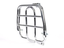 Porte-bagages chromé avant